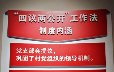 “四议两公开”:时代的创新 群众的创造
2018年12月实施的《中国共产党农村基层组织工作条例》提出,“村级重大事项决策实行‘四议两公开’,即村党组织提议、村‘两委’会议商议、党员大会审议、村民会议或者村民代表会议决议,决议公开、实施结果公开。”
【详细】