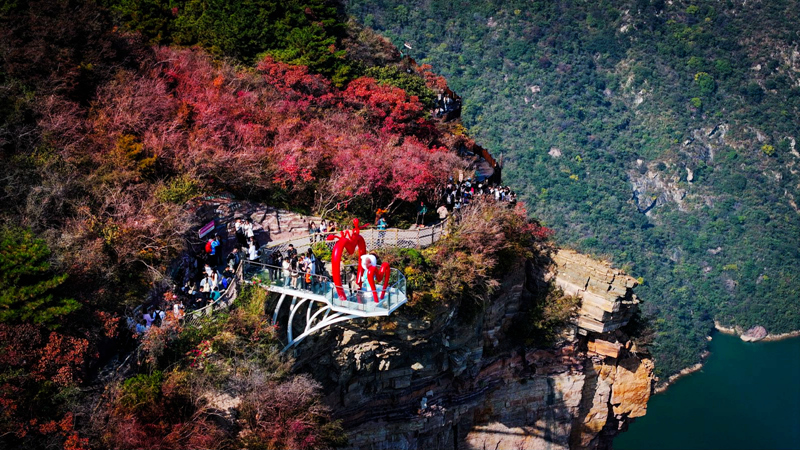 南太行宝泉景区美景。宝泉景区供图