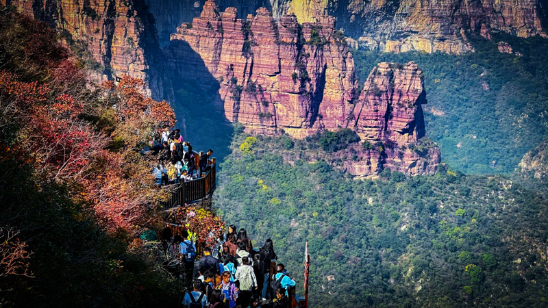 南太行宝泉景区美景。宝泉景区供图