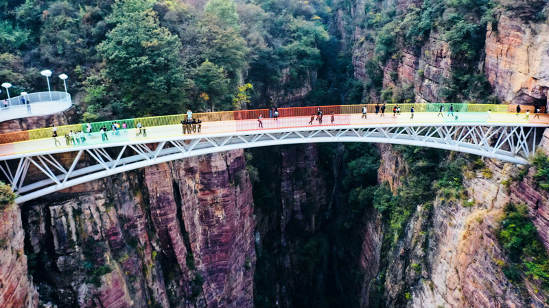 南太行宝泉景区美景。宝泉景区供图