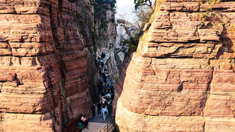 南太行宝泉景区美景。宝泉景区供图