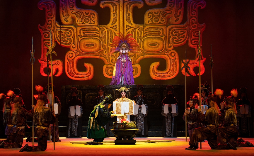 《妇好》演出剧照。河南豫剧院青年团供图