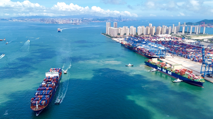 我国国际海运量占全球近三分之一