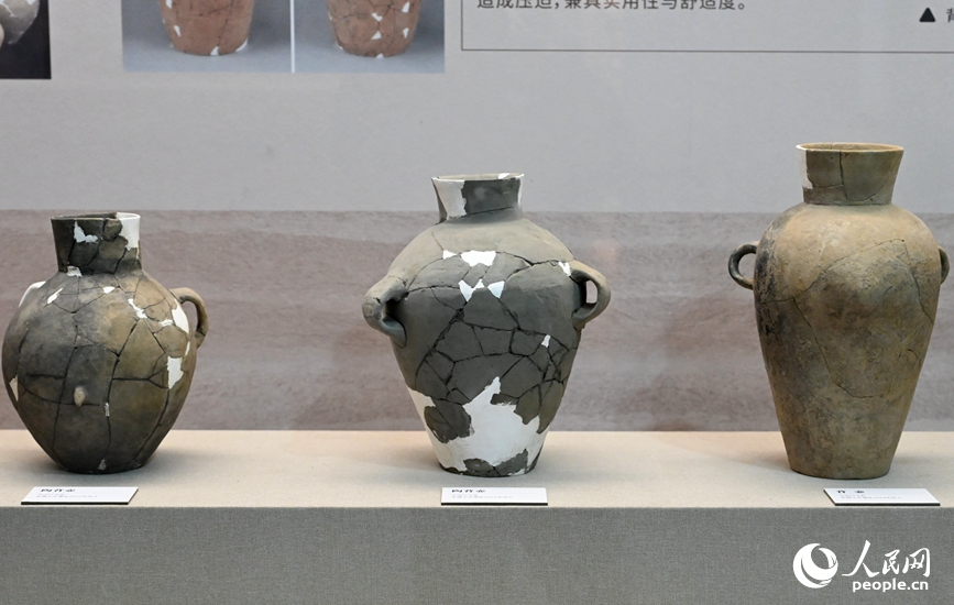 陶背壶。人民网记者 王玉兴摄