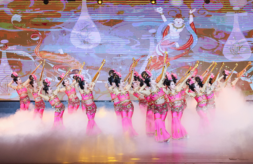 鲁山县2026年春节联欢晚会现场。郭东伟摄