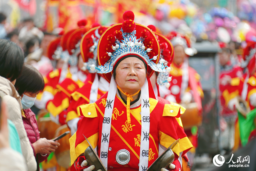 古会现场。人民网记者 霍亚平摄