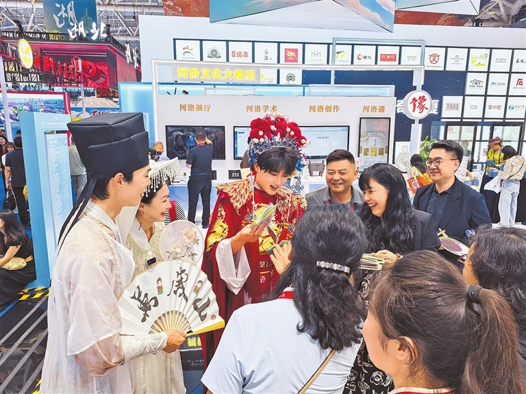 河南展馆解锁河洛文化新表达