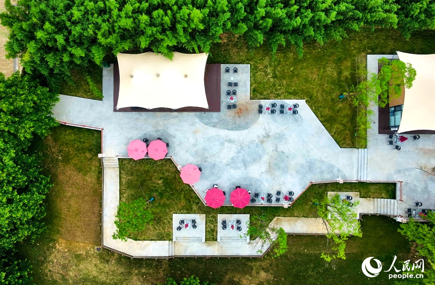 郭家河省级湿地公园文旅配套完善。人民网记者 戴泽鑫摄