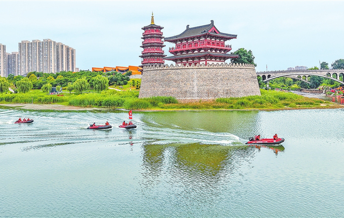 洛阳市瀍河回族区组织开展防汛应急综合演练