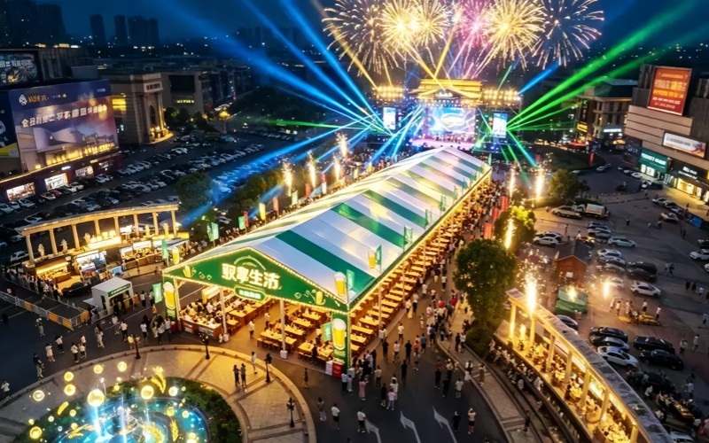 郑州：多元业态点亮城市夏日夜色