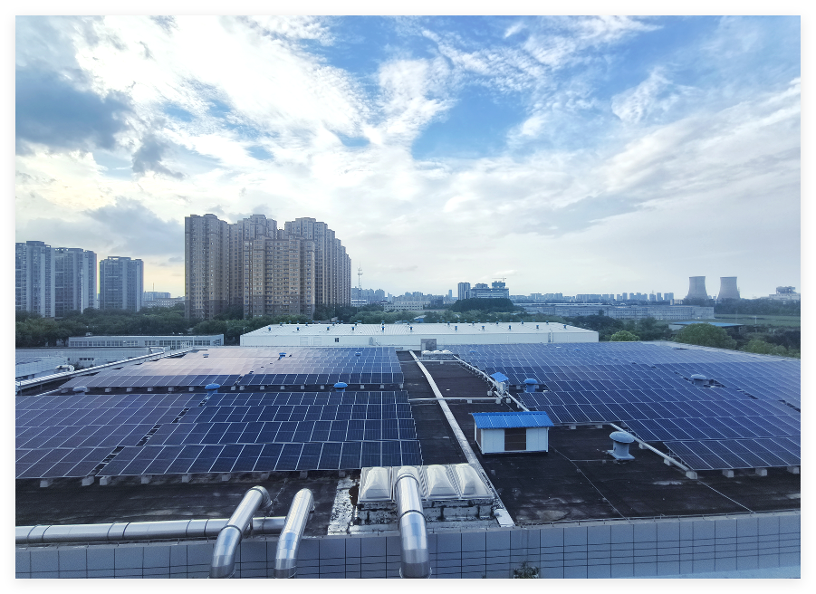 图为薄片公司分布式光伏项目建成后实景。李飞杭摄