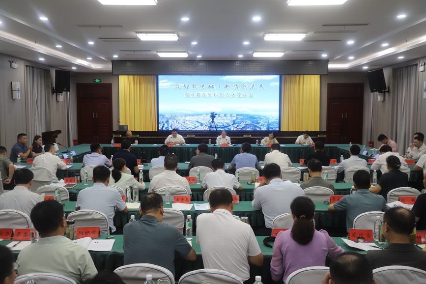 人才交流座谈会。冯康松摄