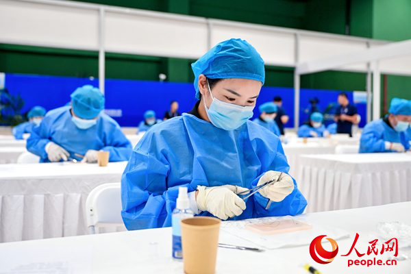 比赛现场。人民网记者 程明辉摄