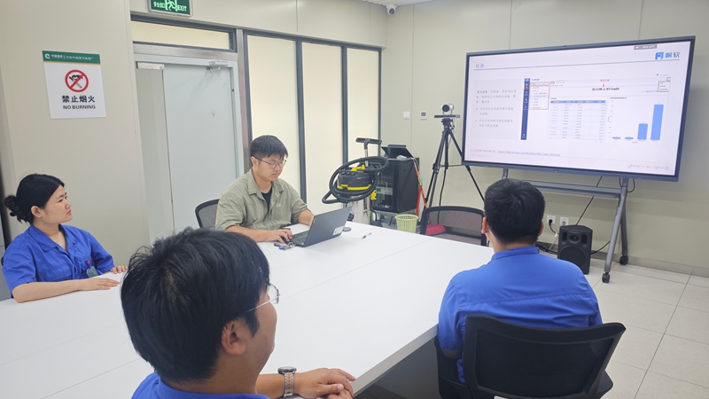 BI数据分析工具培训现场。王俊龙摄