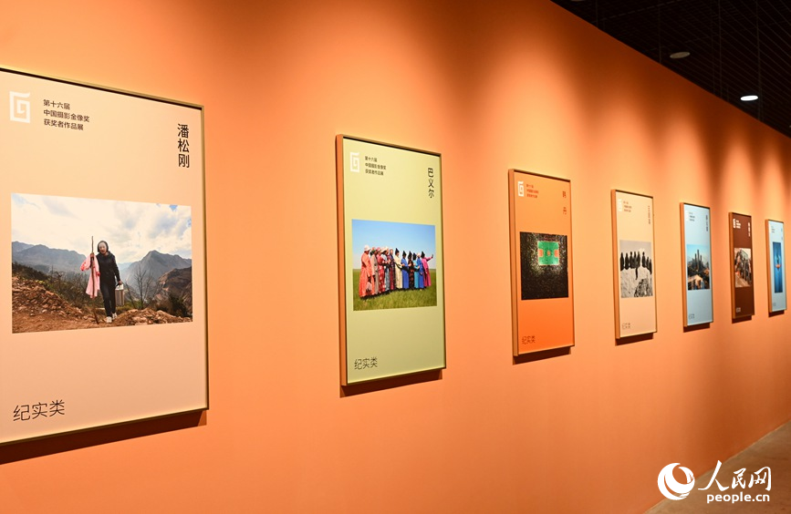 金像奖获奖者作品展。人民网记者 王玉兴摄